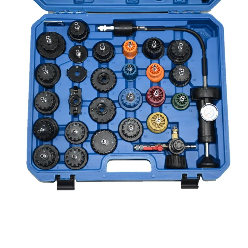 XCTOOL Car Repair Tool 32pcs  Radiator & Cap Pressure Test Kit XC9080