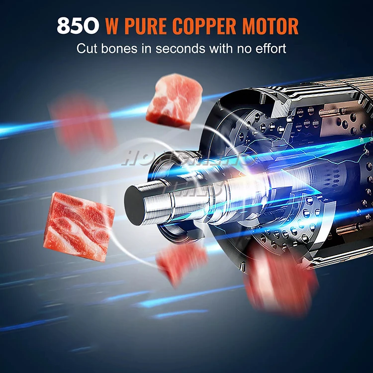 Easy Operation Heavy Duty Meat Cutter, Bone Sawing Machine, High Efficiency, 220V/110V, 1-Year Warranty