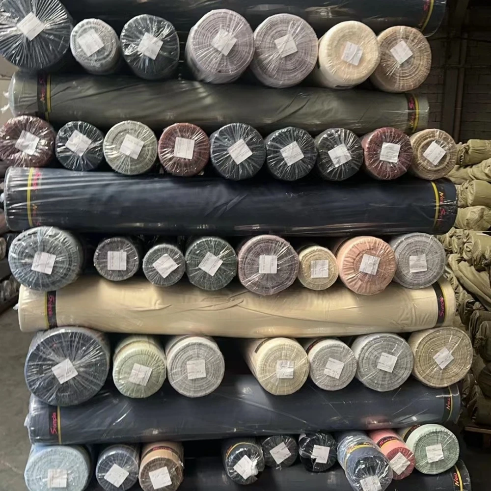 China textile factory stock lot 230gsm cotton twill fabric 100% cotton brush with cheap price