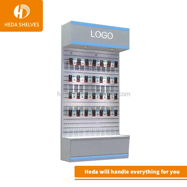 Customized Popular mobile cell phone case display rack with good price