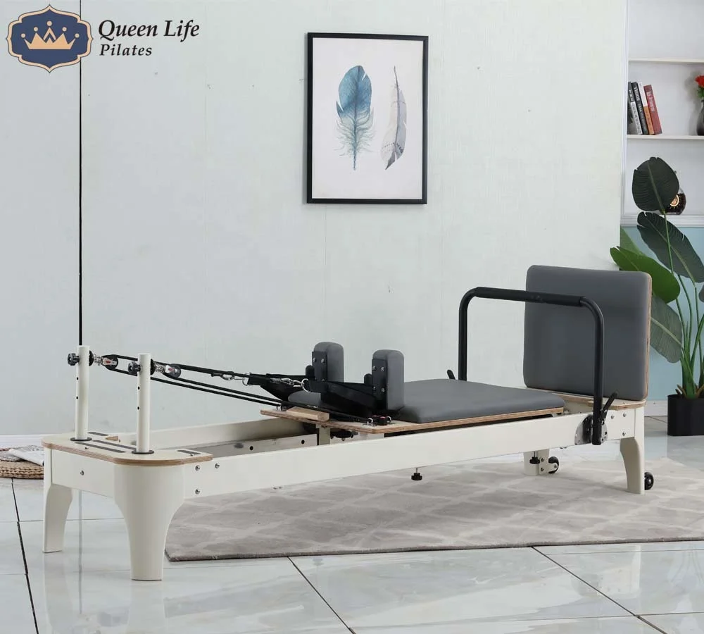 QueenLife Коммерческая Стрейч Йога Тренировка фитнеса деревянная кровать реформер Пилатес машина