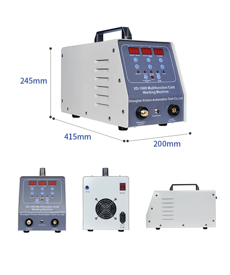 2021 New Tig Cold Welding Machine Stainless Steel No Black-spot Thin Steel 0.2-3 mm