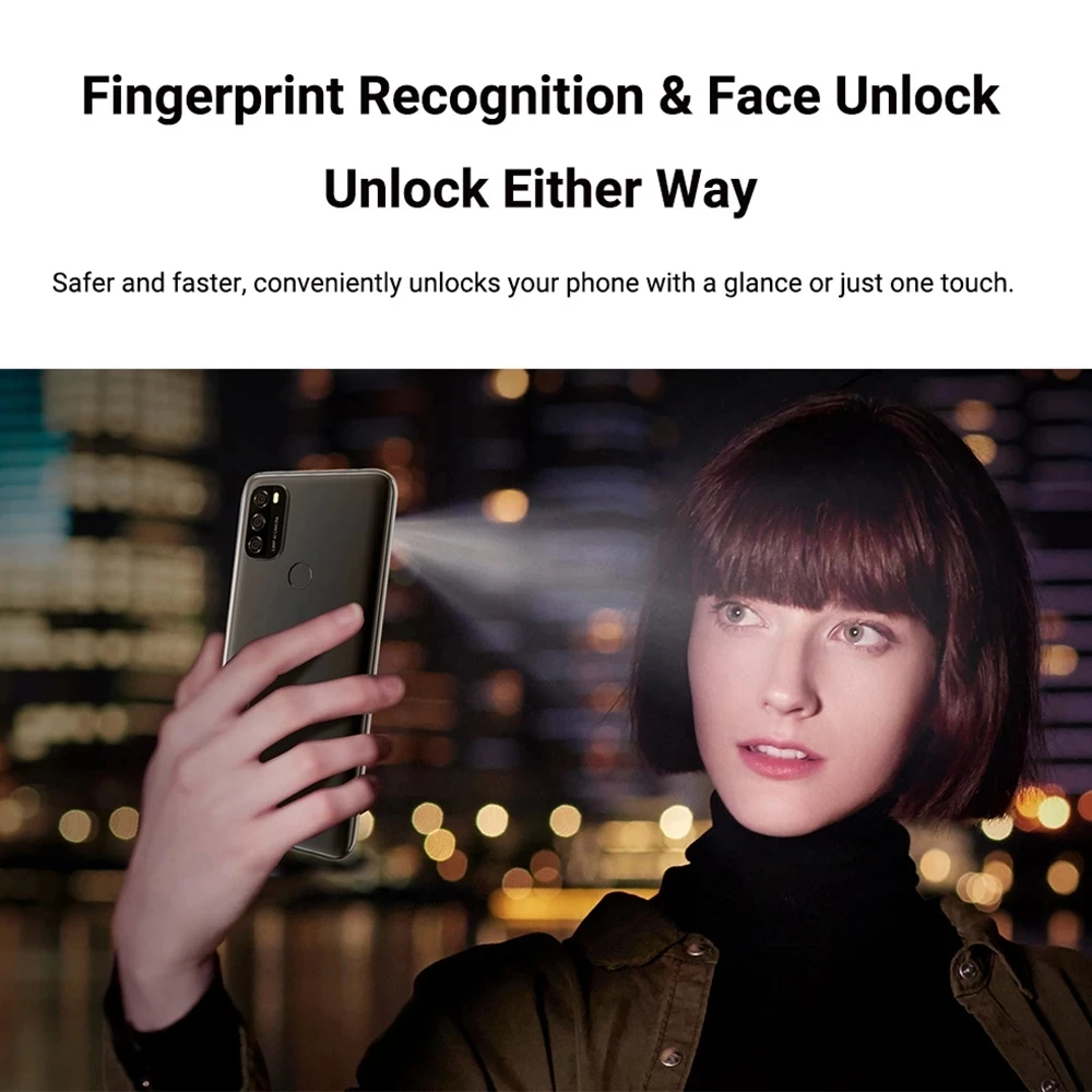 Blackview A70 Android 11 Smartphone 5380mAh Big Battery Octa Core 3GB RAM+32GB ROM 6.517Inch Display 13MP Camera 4G Moible Phone