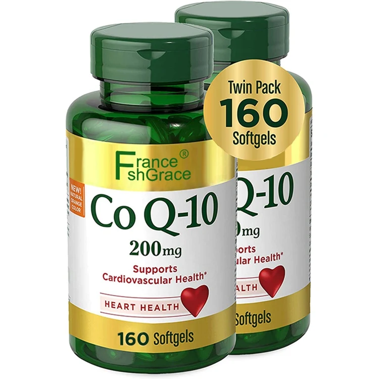 COQ 10 Supports Heart Health Promote Cardiovascular Health  Dietary Supplement Rapid Release Soft Capsules