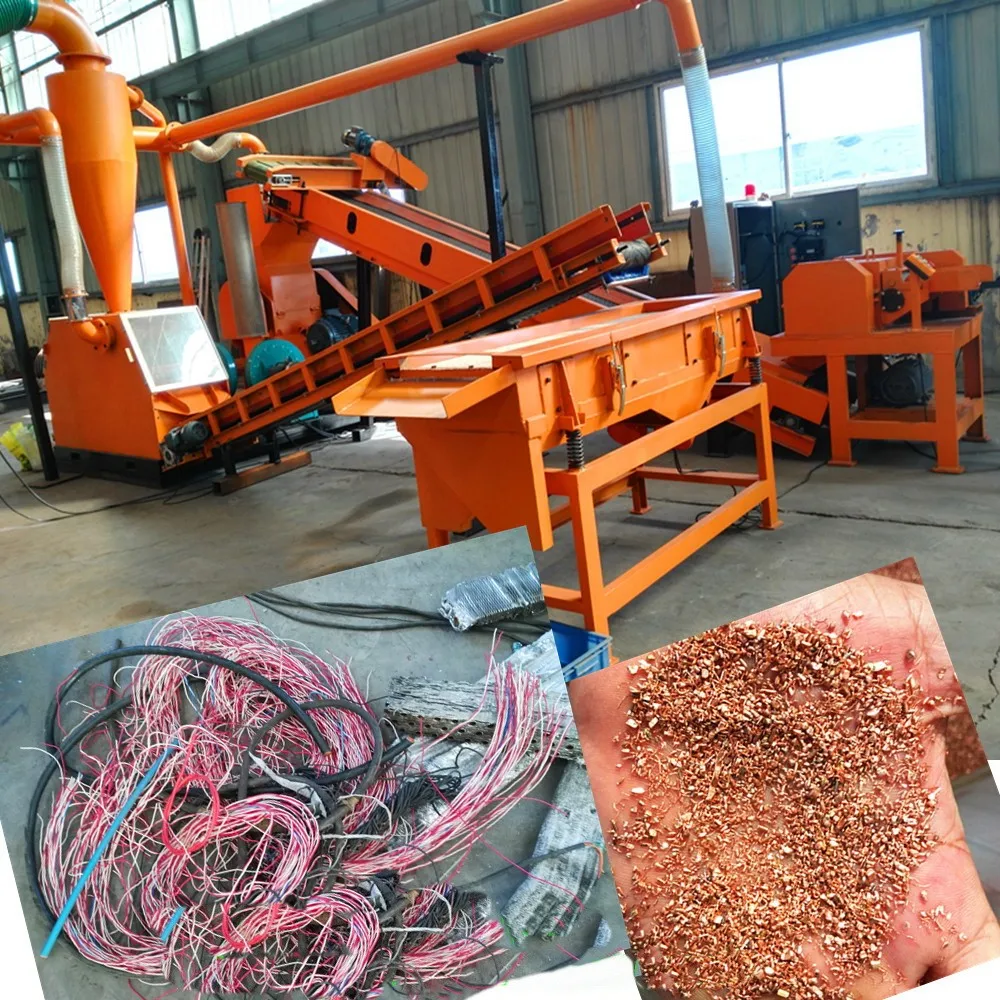 
Industrial Scrap Copper Cable Wire Recycling Granulator Machines 