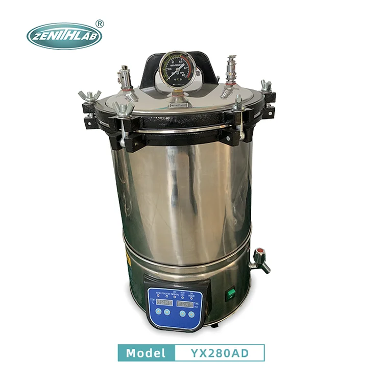 High quality YX280AD+ stainless steel 18L Portable steam autoclave sterilizer