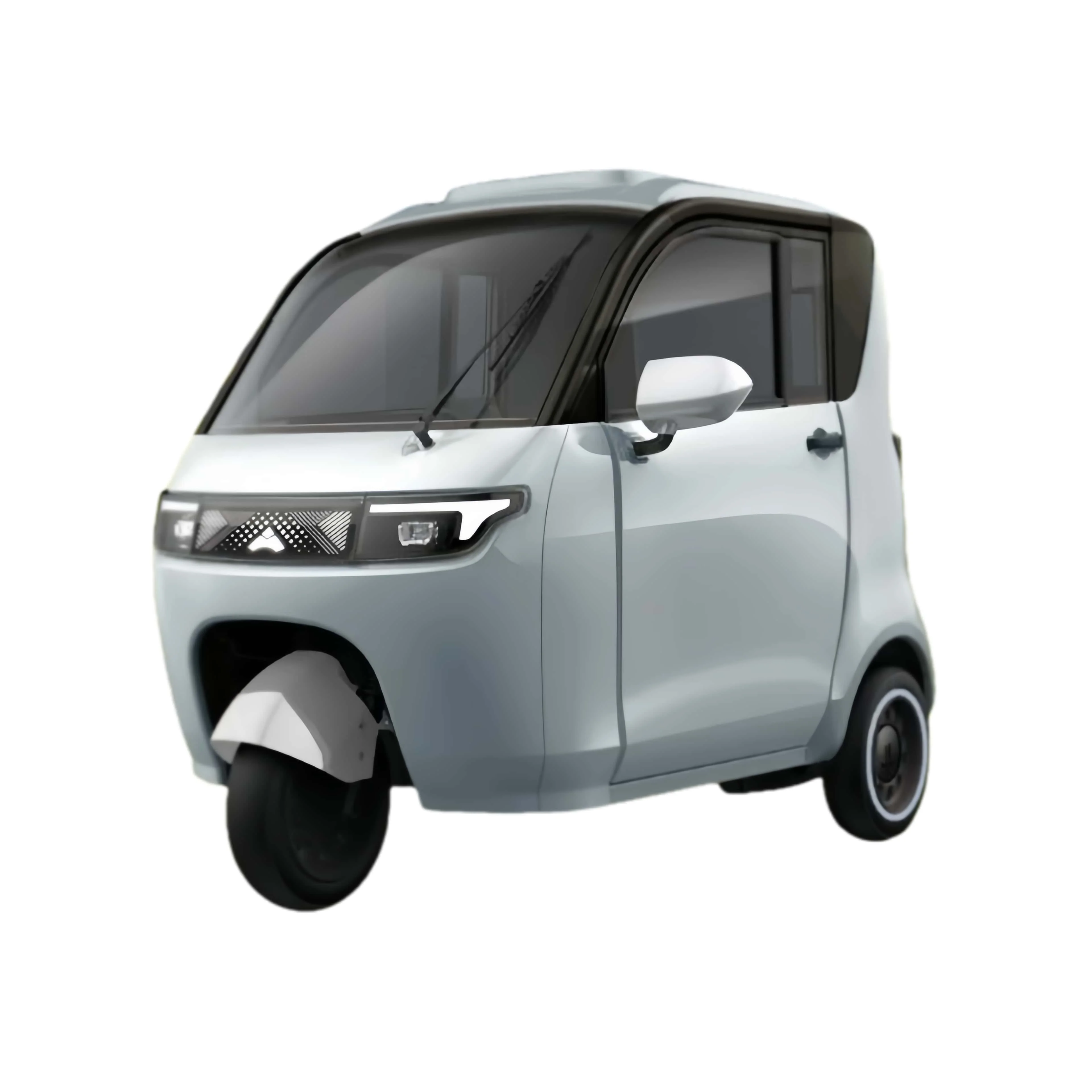 Safety Electric Motorcycle Closed Body Low Speed tricycles for adults with child seat