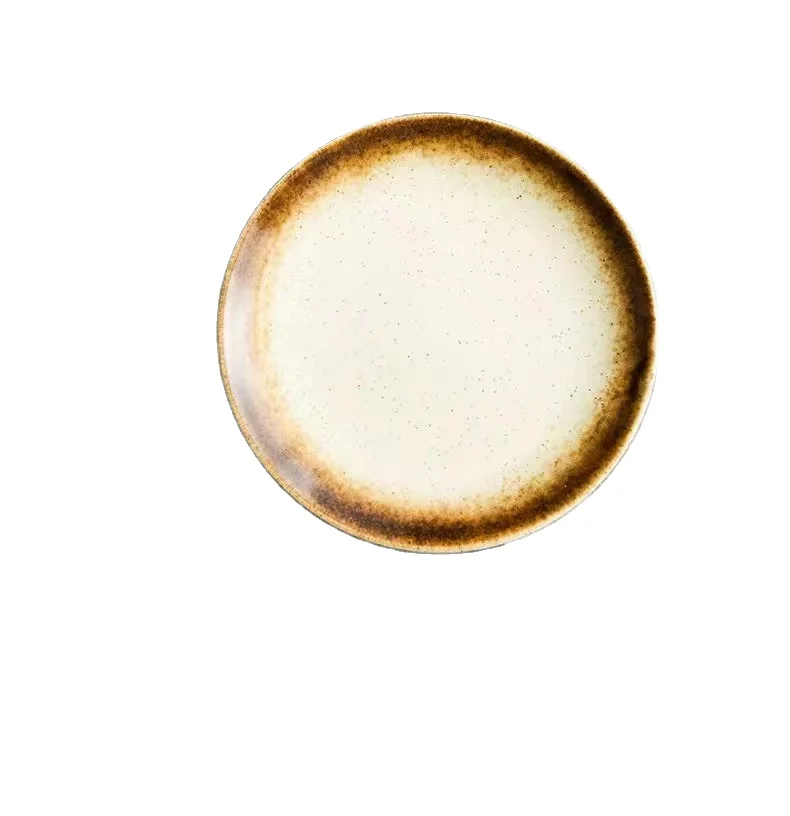 New Japanese style ceramic plate home steak plate