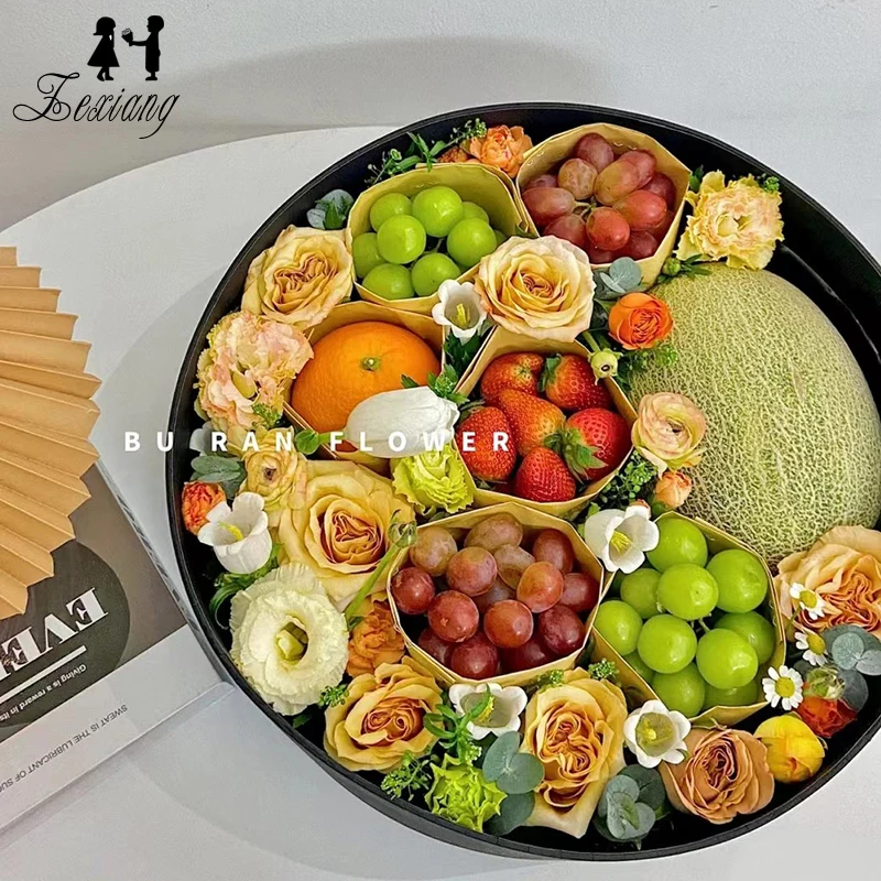 Hot Sale Clear Heart Shaped Flower Box for Fruit Arrangements Luxury Florist Delivery Gift Jewelry