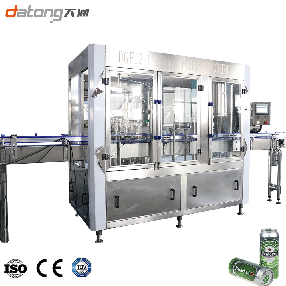 Keg Filling Equipment The Best Selling Beverage Tin Can Filling Beer Packaging Machine