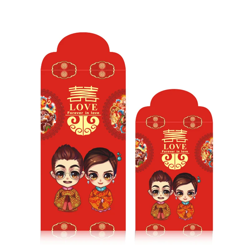 Red Envelope Elegant Design Chips Packet Packaging Chinese New Year Red Packets Red Packet For New Year