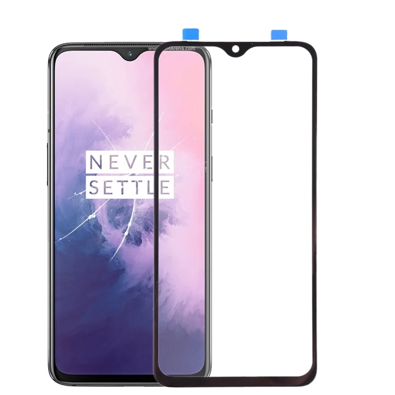 GZM-parts Fast Delivery Front Glass For one plus 7 Glass Lens Replacement For oneplus 7 Outer Glass Lens