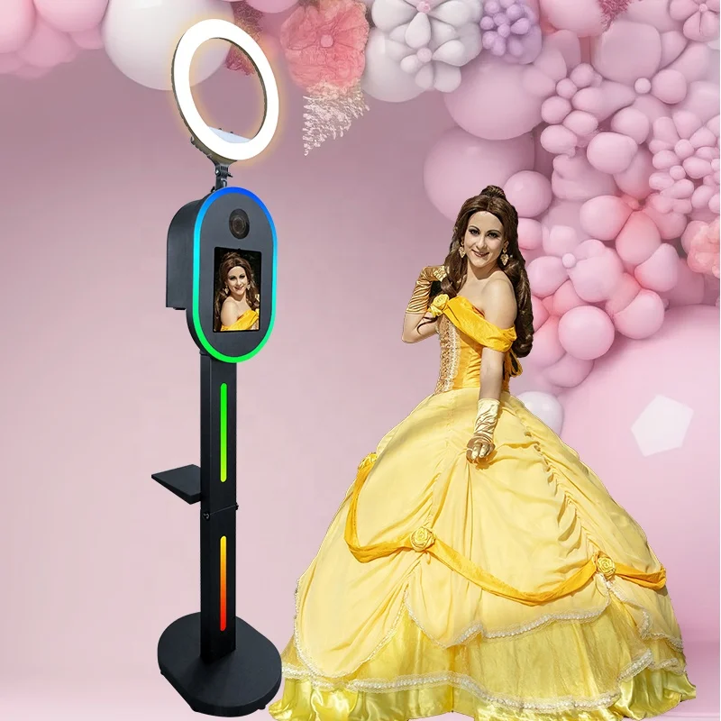 2024 New Camera Photobooth Shell Compatible DSLR iPad Pro Air Party Selfie Photo Booth with Travel Case Pack