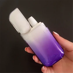 Universal Case For Electronic Cigarette Protective Gradient Colors Transparent Box Shell Cover Case For IQOS 2.4 and 2.4 Plus