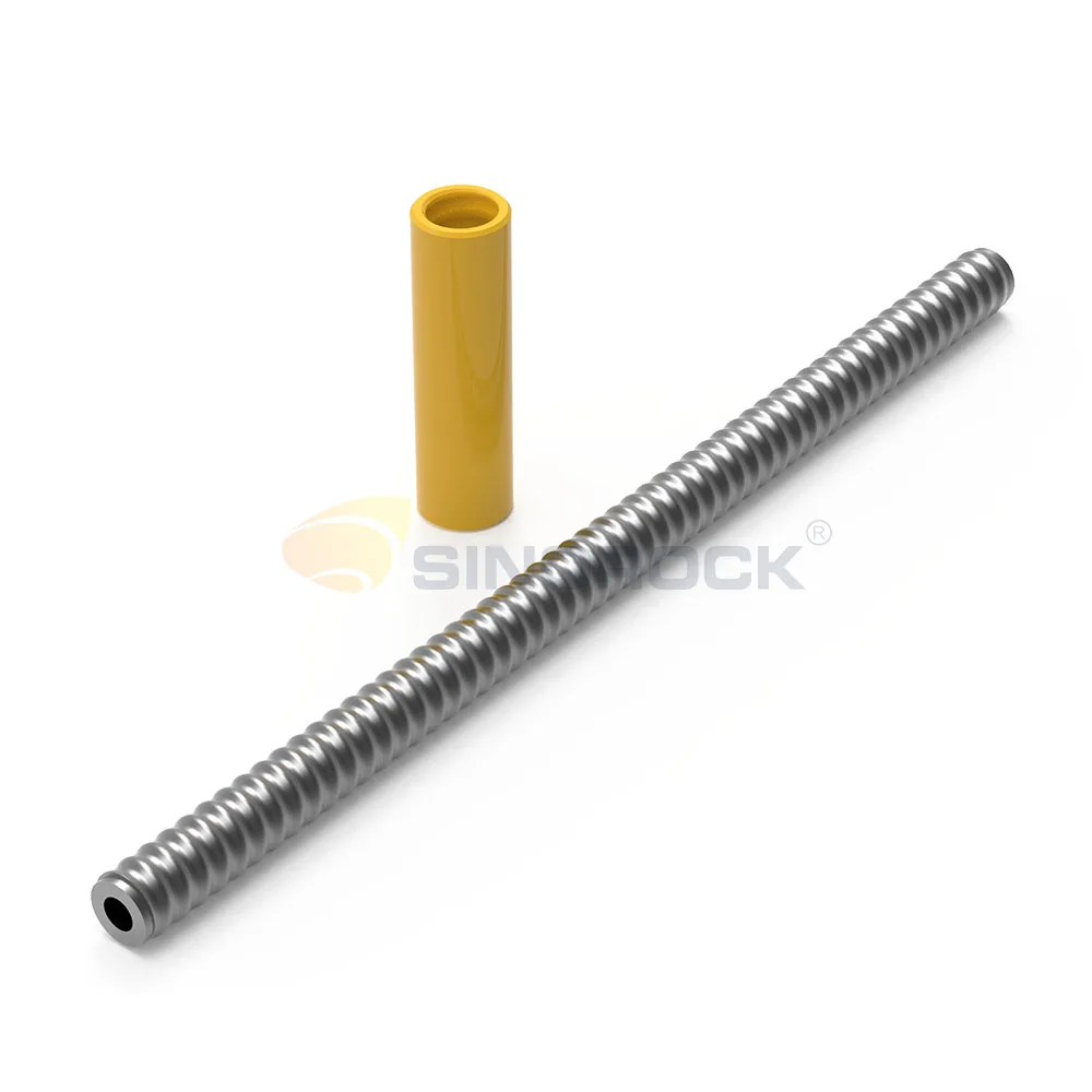 R51 Self Drilling Rock Bolt  Full Thread Bar Hollow Anchor Bar Anchor Rods