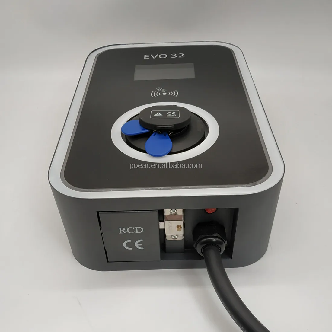 
32A 22KW 400V Wall Mount Home EV Car Charger/Charging Station 