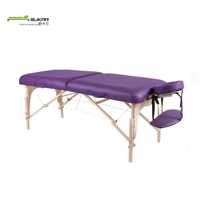 Складная массажная кровать для салона 2 секции