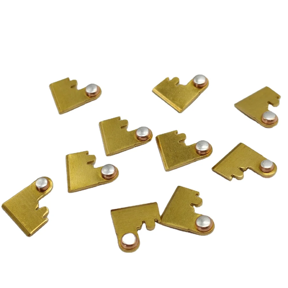 Copper Metal Brass Electrical Sockets Contact Switch Part with Terminal Brass Contact Part