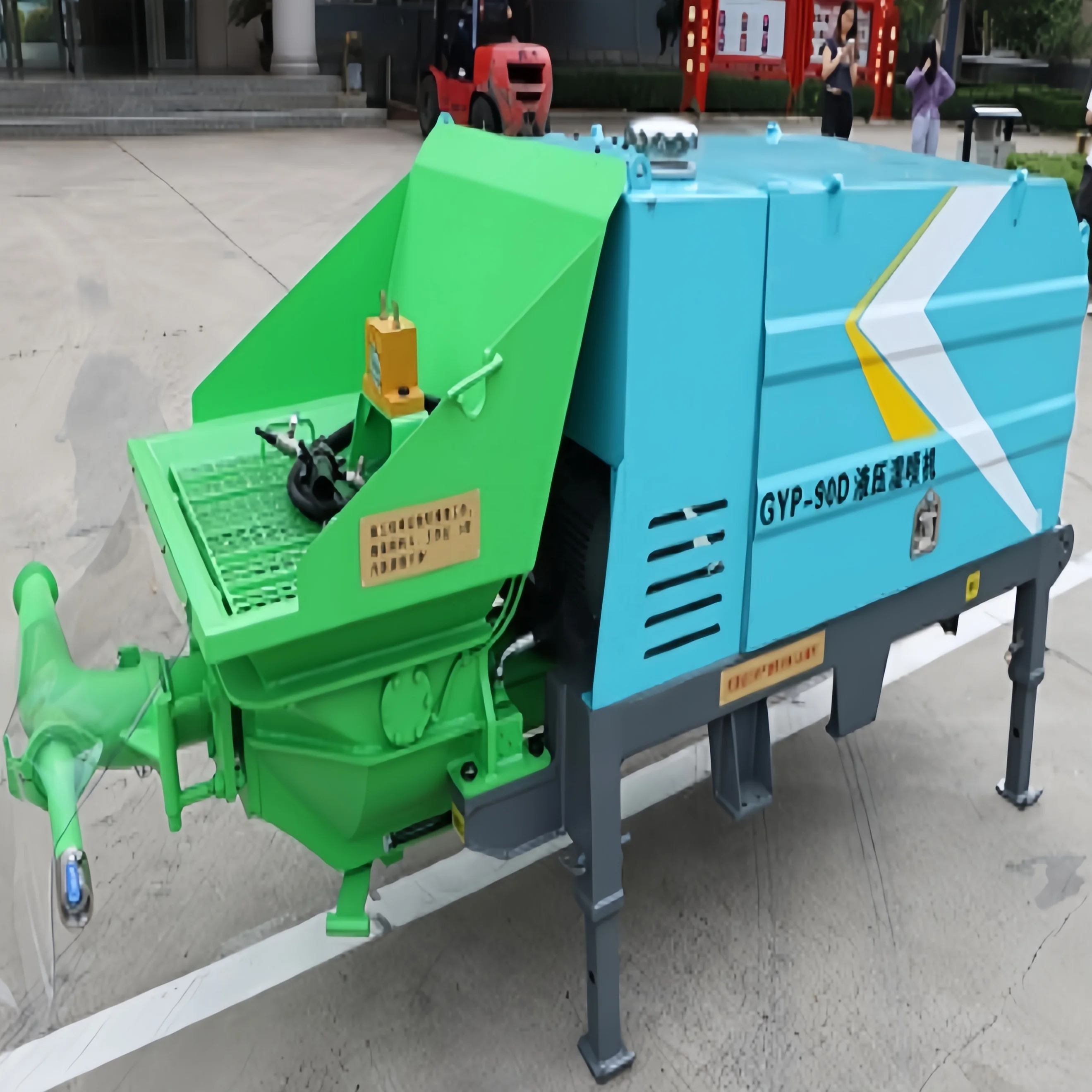 Factory Price Portable 3- 9 m3 per hour Wet-Mix Concrete Sprayer Spray Machine for Slope Protection