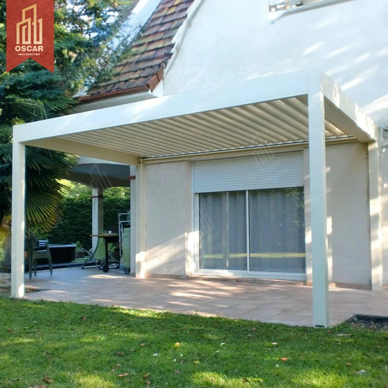 Ocaracso Pergola 3x3 3x4 наружная ручная крыша водонепроницаемый садовый строительный биоклиматический алюминиевый пергола