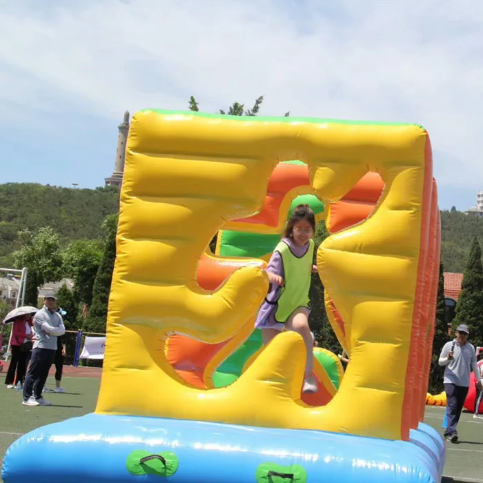 Outdoor pvc material Inflatable Tennis racket ,inflatable team building games,inflatable sports equipment for sale