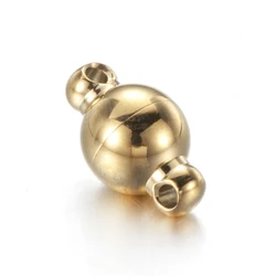 Magnetic Clasps Round Ball Clasp for DIY Necklace Bracelet Jewelry Making Stainless Steel Beads