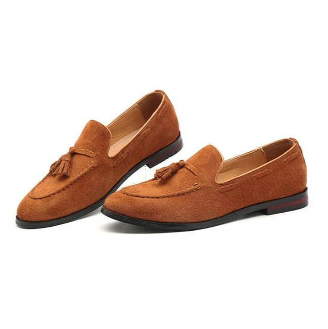 
Autumn Winter New Design Men Slip-on Tassel Loafer Brand Logo Custom Fashion Mens Leather Shoes Formal 