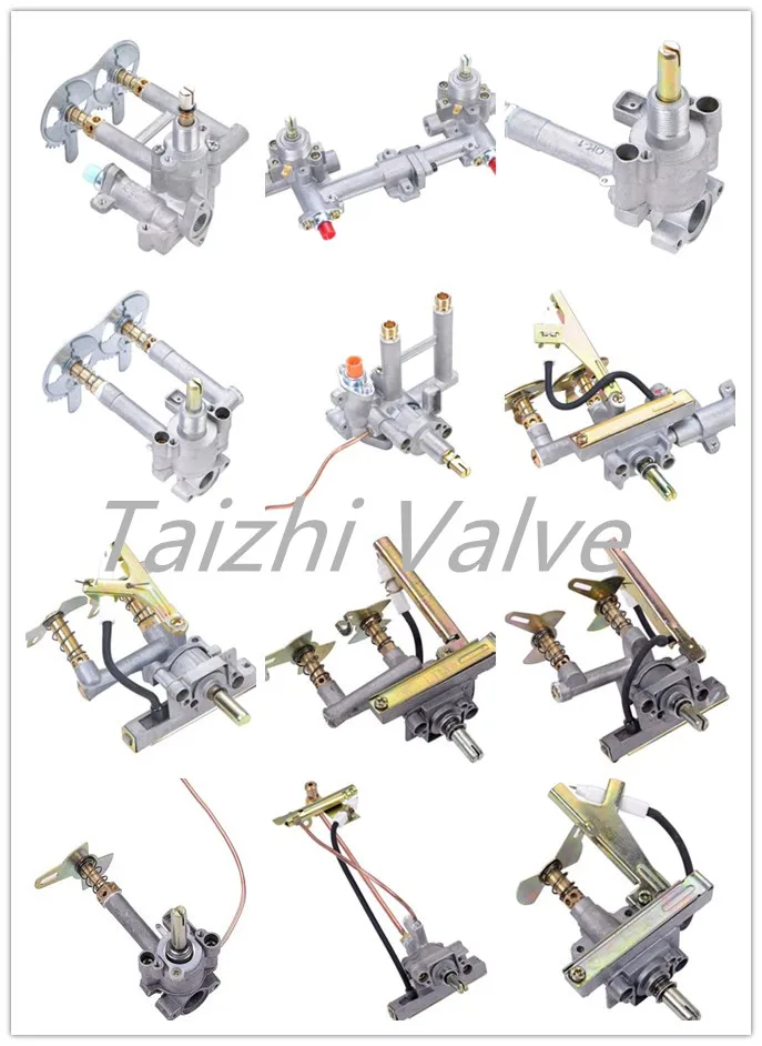 Factory direct sale table type gas stove spare part auto ignition gas valves