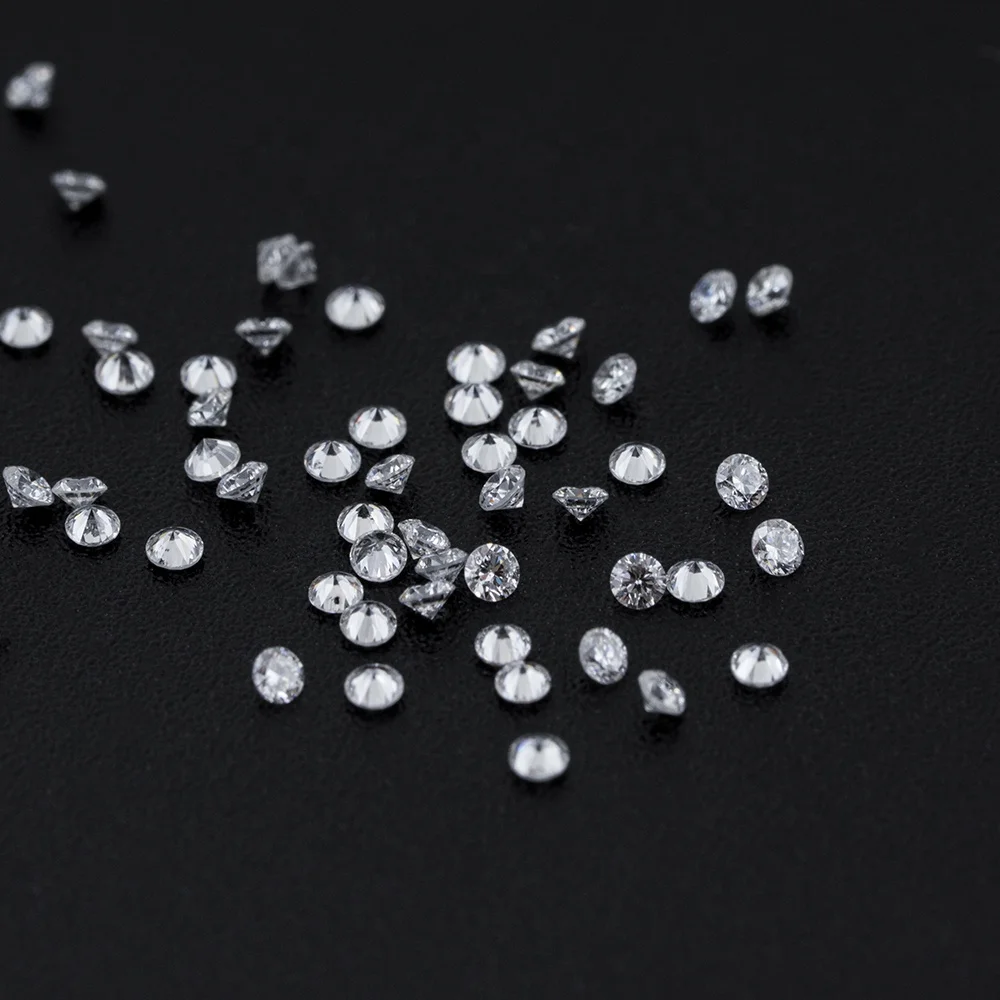 0.8mm - 3mm DEF Color VVS  Melee Lab Diamond Price Per Carat HPHT Loose Diamond CVD Diamond