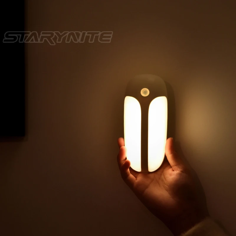 STARYNITE 2021 пластиковый светодиодный ночник с датчиком
