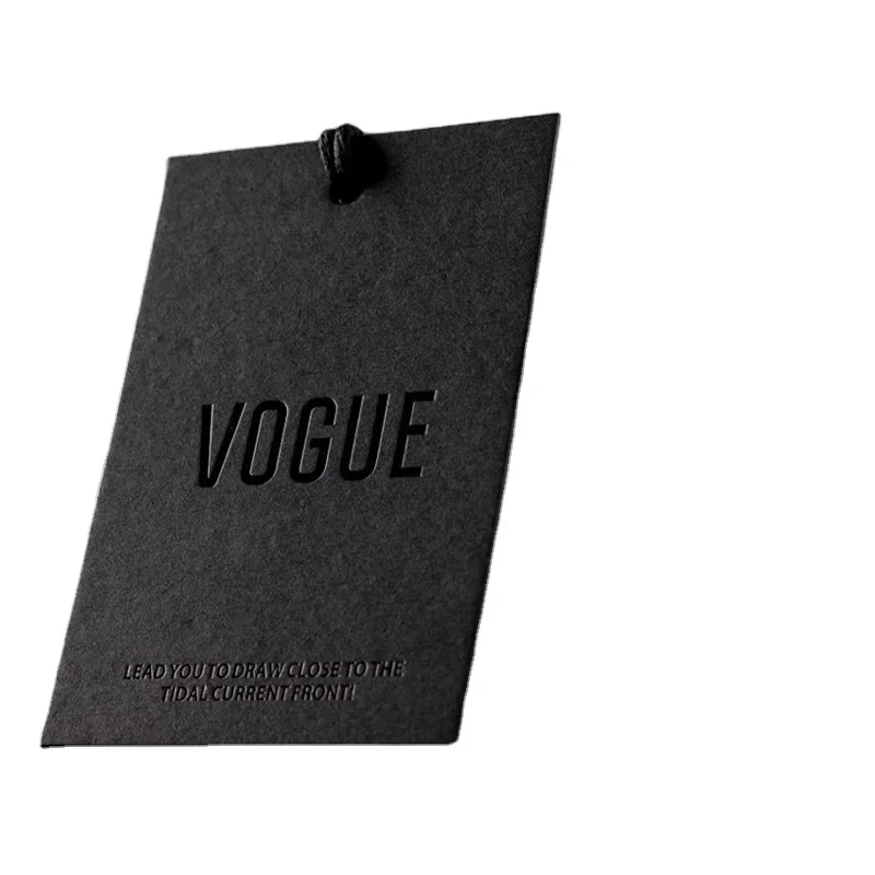 
Luxury Garment Clothing Shoes Lables Paper Hang Tags Price Tags 
