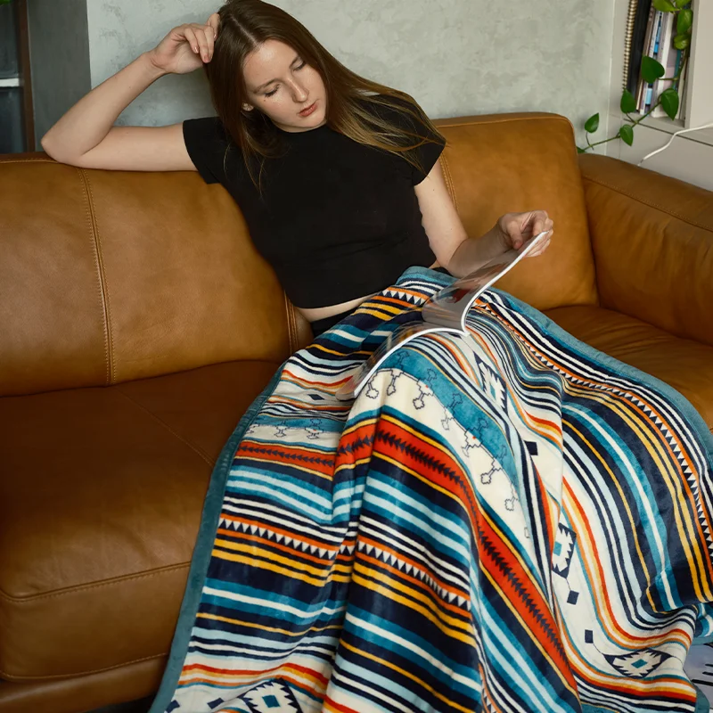 Фланелевое одеяло из мягкого кораллового флиса