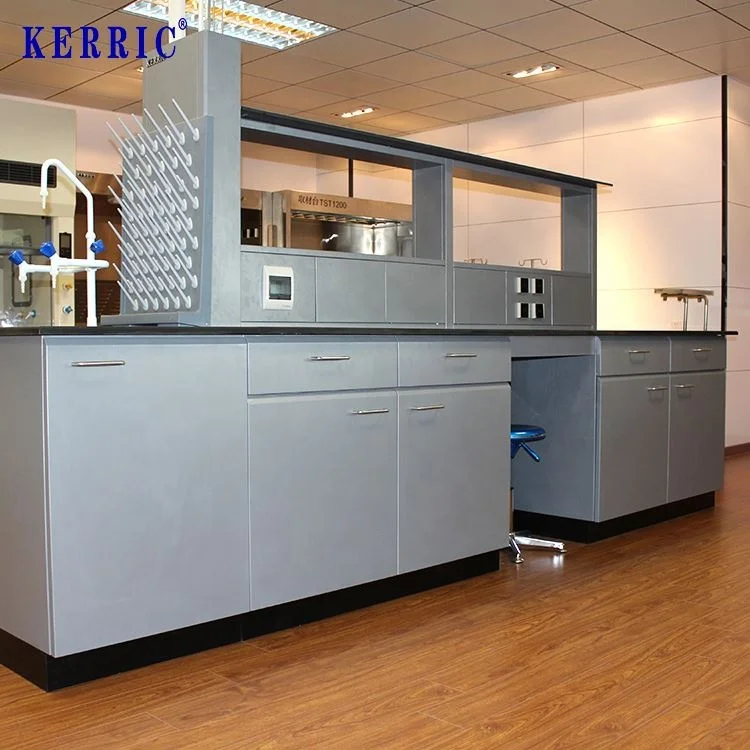 Laboratory Furniture Lab Bench with Mobile Cabinets University Lab Equipments High Quality Modern Customizable School Furniture