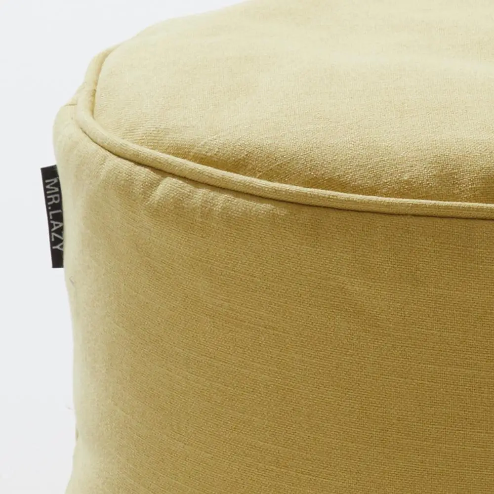 footstool Round Ottoman flannel  fabric Ottoman pouf