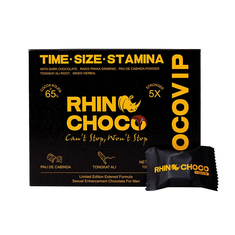 12ct packing box  rhino chocolate vip choco