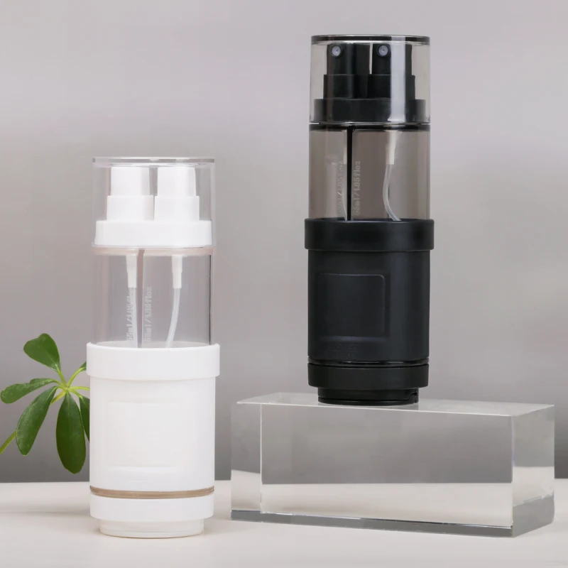 4 In 1 Skincare Spray Pump Dispenser Bottle Travel Silicone Refill Cosmetic Shampoo Lotion Soap Bottle Travel Kit For Skin Care