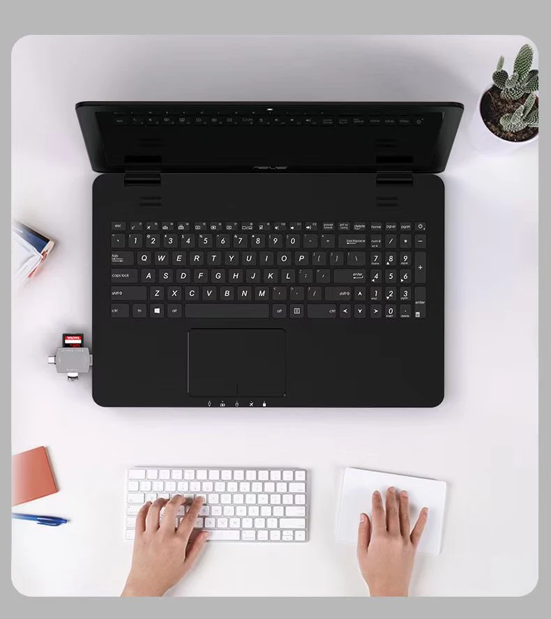 Металлический usb 3 0 type-c в 1 кард-ридер otg высокоскоростной SD