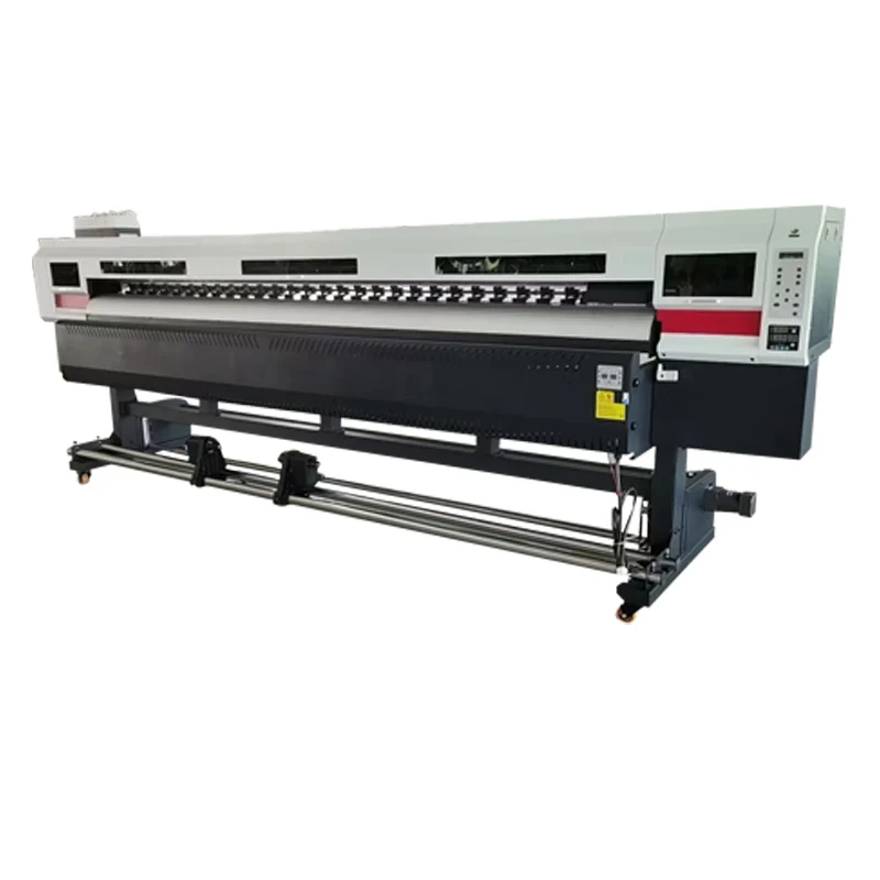 3.2m Dual Head Large Format Outdoor Inkjet Printer i3200 for Outdoor Printing eco solvent printer 10ft