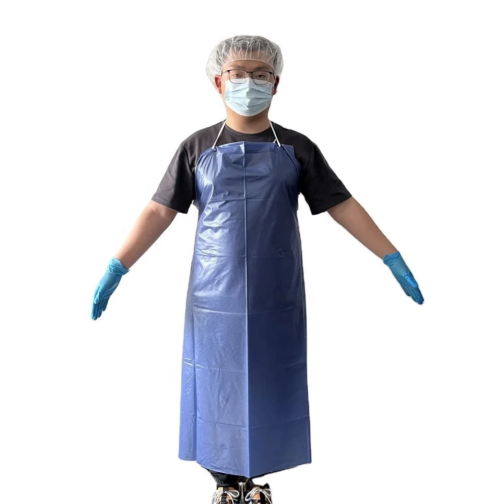 Best Selling Products Protective Disposable Dustproof Unisex Durable Isolation PVC Aprons