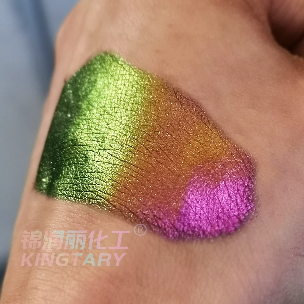 
 cosmetic chameleon pigment color shift pigment chrome powder for chameleon eyeshadow  
