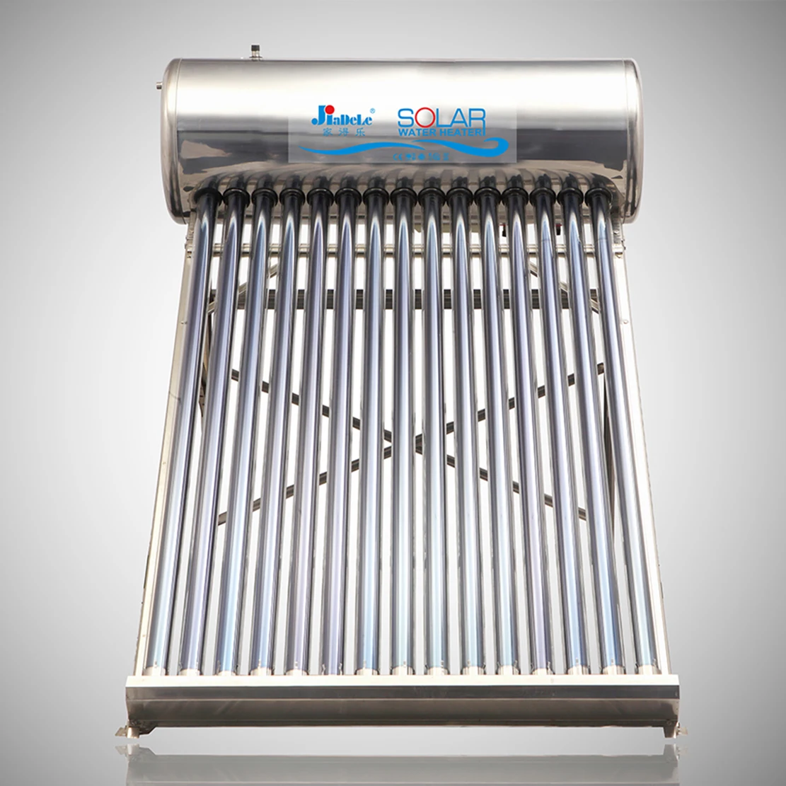 JIADELE Freestanding Free Spare Parts Calentador Solar Water Heaters with Electric Backup Terma Solar Instant Water Heating