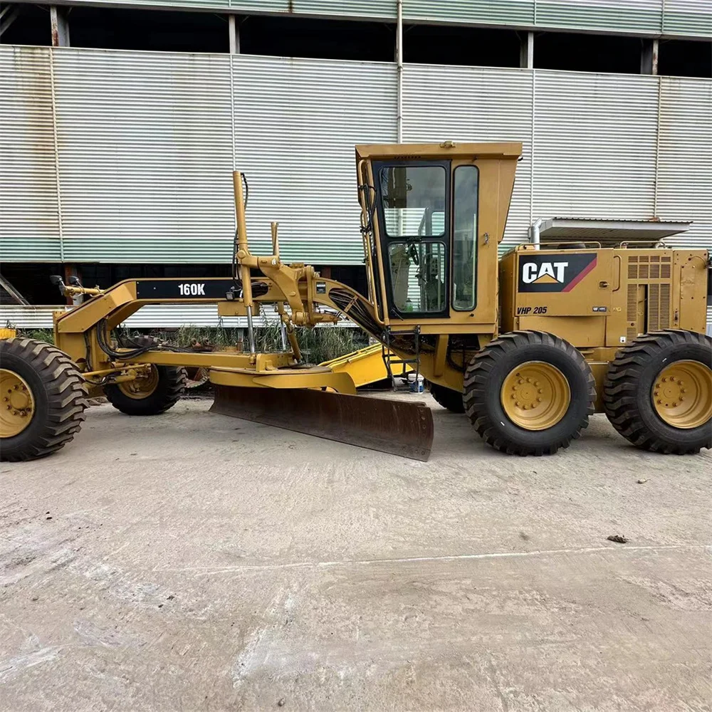 Лидер продаж подержанные автогрейдеры CAT120K CAT140G CAT160K для продажи в Шанхае