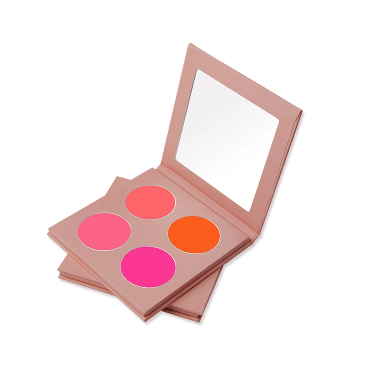 
private label powder blush high pigment contour 4 color blush powder on palette 