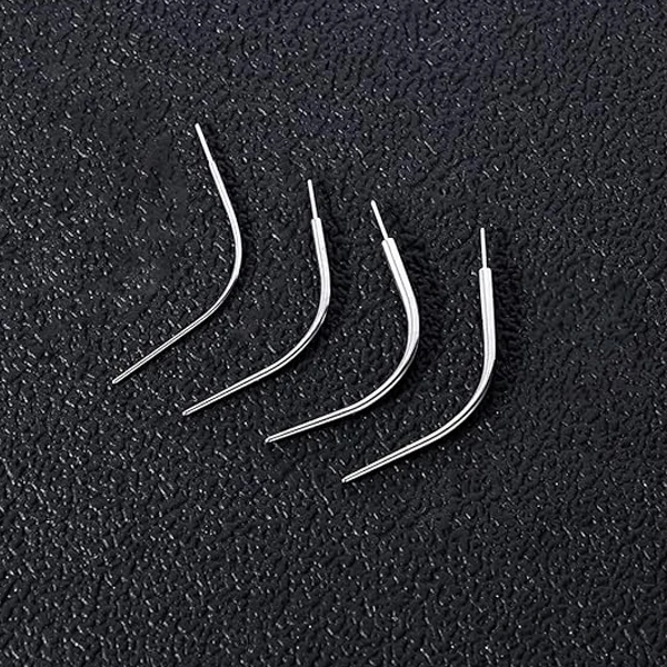 2025 оптовая продажа игла для прокола из нержавеющей стали изогнутая шпилька носа одноразовая направляющая ювелирных изделий свадебных торжеств