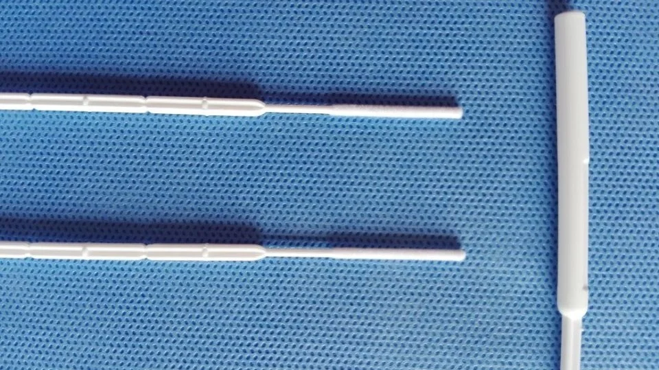 Cells sampling swab stick / saliva collection medical brush / sterile disposable sampling flocked swab
