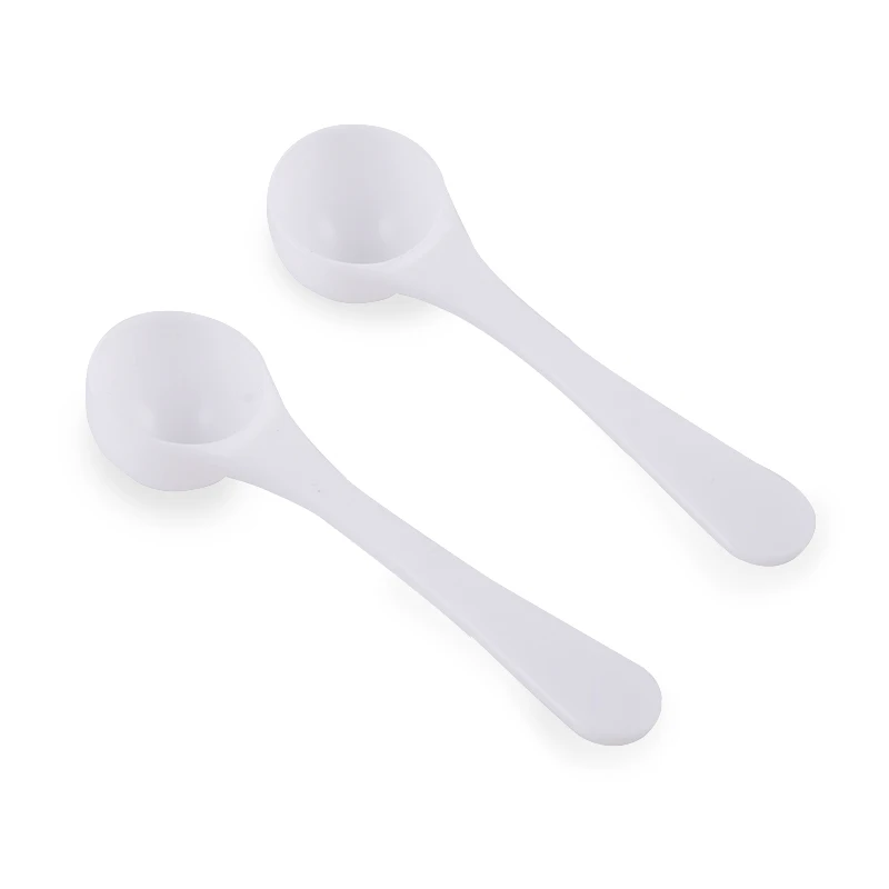 
Kitchen available salt spoon mini white 5g plastic measuring spoon 