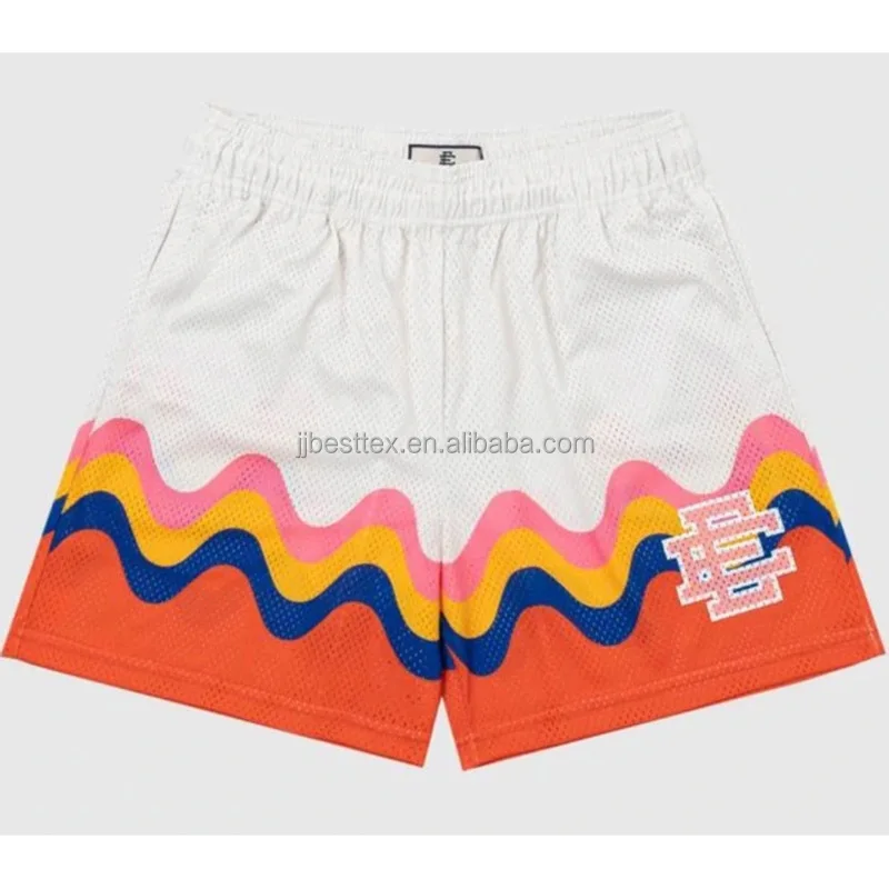 large  ee mesh shorts full color 3d printing Single layer mesh shorts eric emanuel