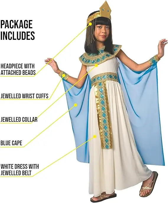 Children Halloween Carnival Clothing Egyptian Queen Costume Girl Masquerade Cosplay Costume