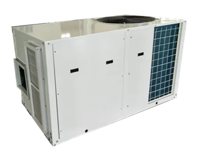 American type rooftop air handling unit, with R410a refrigerant