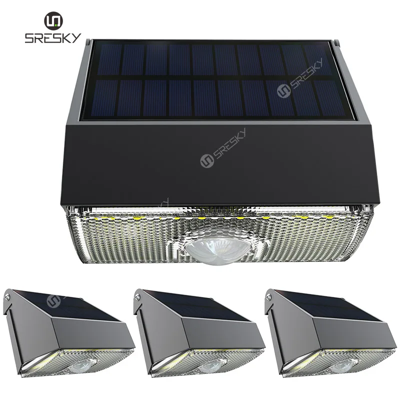 SRESKY Hot sales Solar Goods wall lamp solar rechargeable emergency light outdoor led